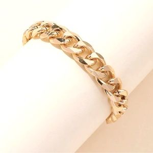 Chunky chain bracelet gold